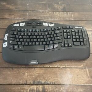 Logitech K350 ( Y-RBN90 ) Wireless Comfort Wave Ergonomic Keyboard NO RECIEVER